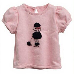 Gymboree NWT Tres Chic Pink Poodle Dog Sweater 3- 6 mos